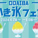 「ODAIBAかき氷フェス」開催！ | お台場 ダイバーシティ東京 プラザ