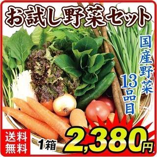 使いやすい定番野菜が13種類入ってこの価格！野菜を通販...