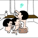 【育児あるある漫画】お風呂場にて・かわいく盛り上がる三兄妹