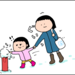 【育児あるある漫画】雪だ～！嬉しすぎて寄り道しまくる娘