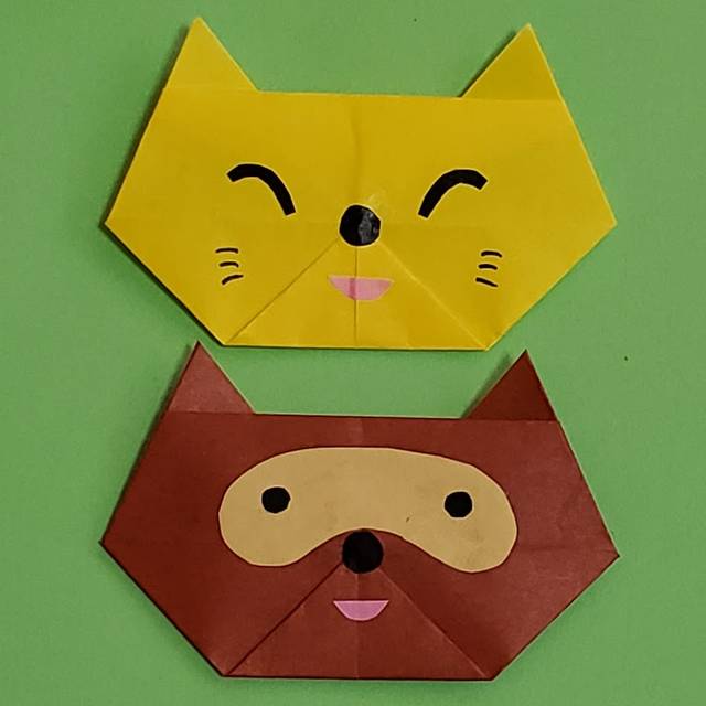 簡単折り紙 1つ覚えると2度楽しめる キツネとタヌキの折り方 元気ママ応援プロジェクト