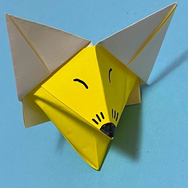 遊べる折り紙 きつねさんがおしゃべりしちゃう 簡単で可愛い パクパクきつね 元気ママ応援プロジェクト