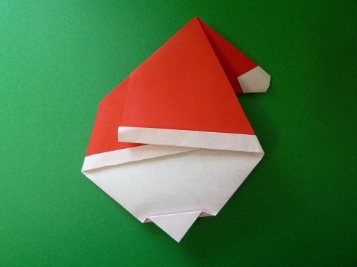 折り紙で季節を楽しもう 簡単で可愛い 折り紙サンタさん の作り方 元気ママ応援プロジェクト