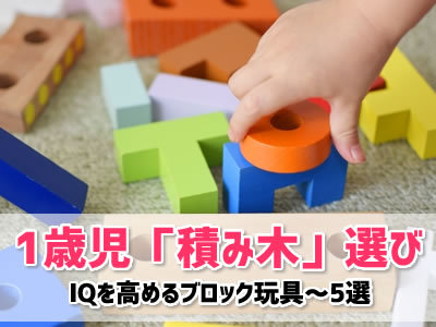 1歳児におすすめ積み木 Iqを育てる知育おもちゃ5選 元気ママ応援プロジェクト