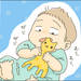 【育児漫画】4ヶ月息子の様子
