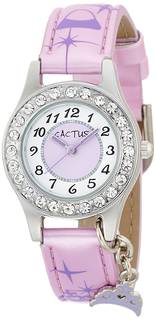 同じくカクタスの女の子向けデザインタイプの腕時計です。