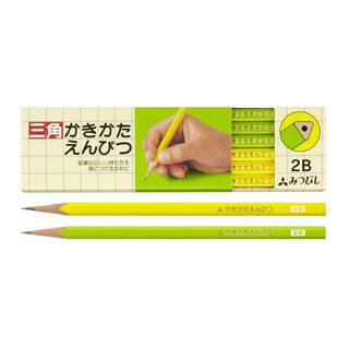 Amazon | 三菱鉛筆 かきかた鉛筆 三角軸 2B 黄緑 1ダース K45632B | 文房具・オフィス用品 | Amazon.co.jpホーム (187482)