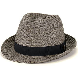 天然のラフィア草を100%使用した お洒落な中折れ帽子です。